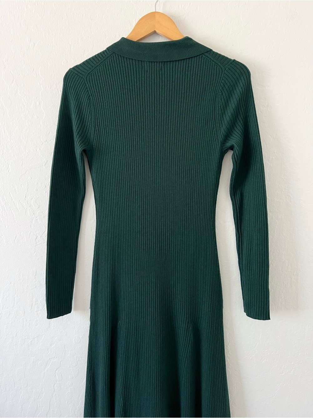Polo Ralph Lauren Rib-Knit Merino Wool Polo Sweater Dress - Picture 10 of 13